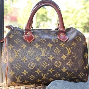 Auth Vtg LOUIS VUITTON LV Speedy 30 Monogram Bag